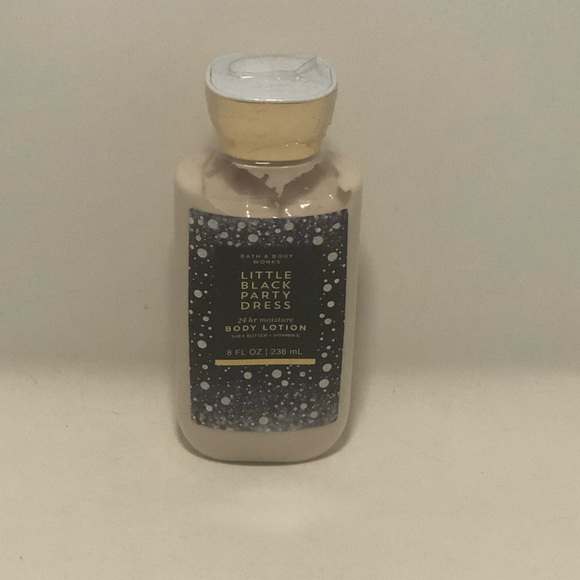 Bath & Body Works Other - Bath & Body Works Little Black Party Dress Lotion - Black and White